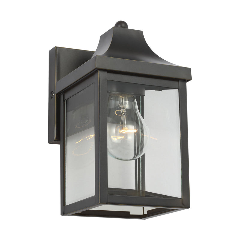 Generation Lighting GLO1001EN3/ANBZ One Light Lantern, Antique Bronze