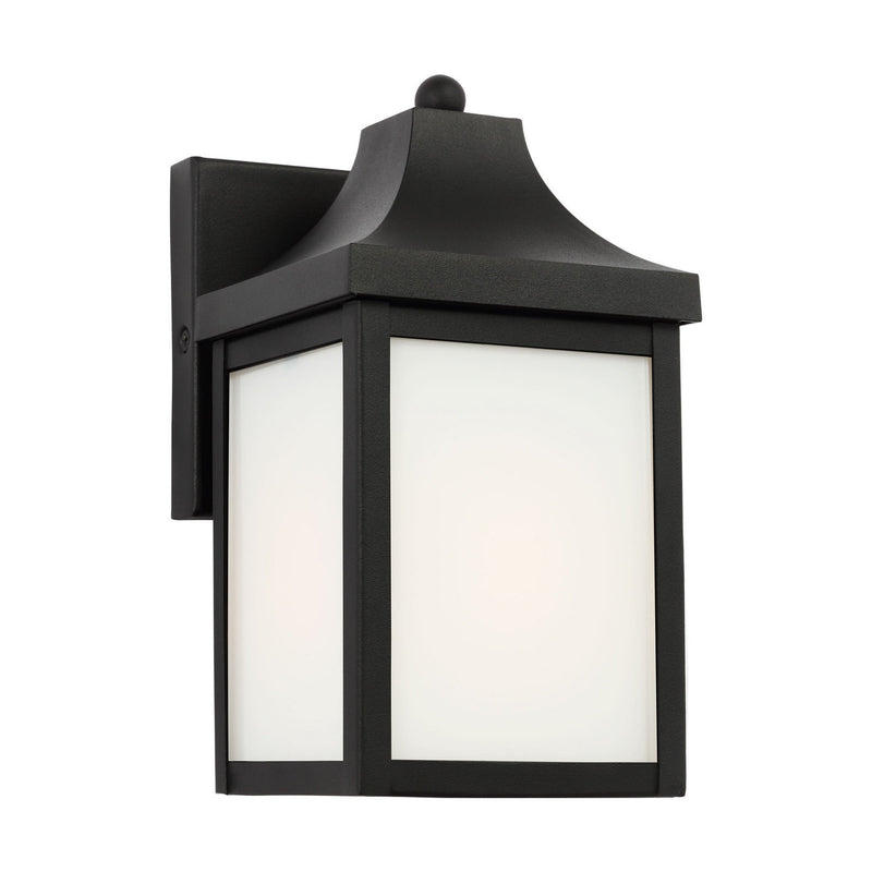 Generation Lighting GLO1001EN3/TXB One Light Lantern, Textured Black