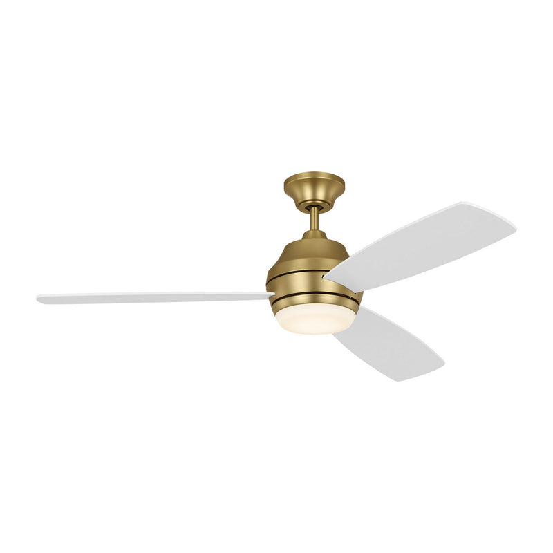 Visual Comfort Fan 3IKDR52BBSD 52" Ceiling Fan, Burnished Brass