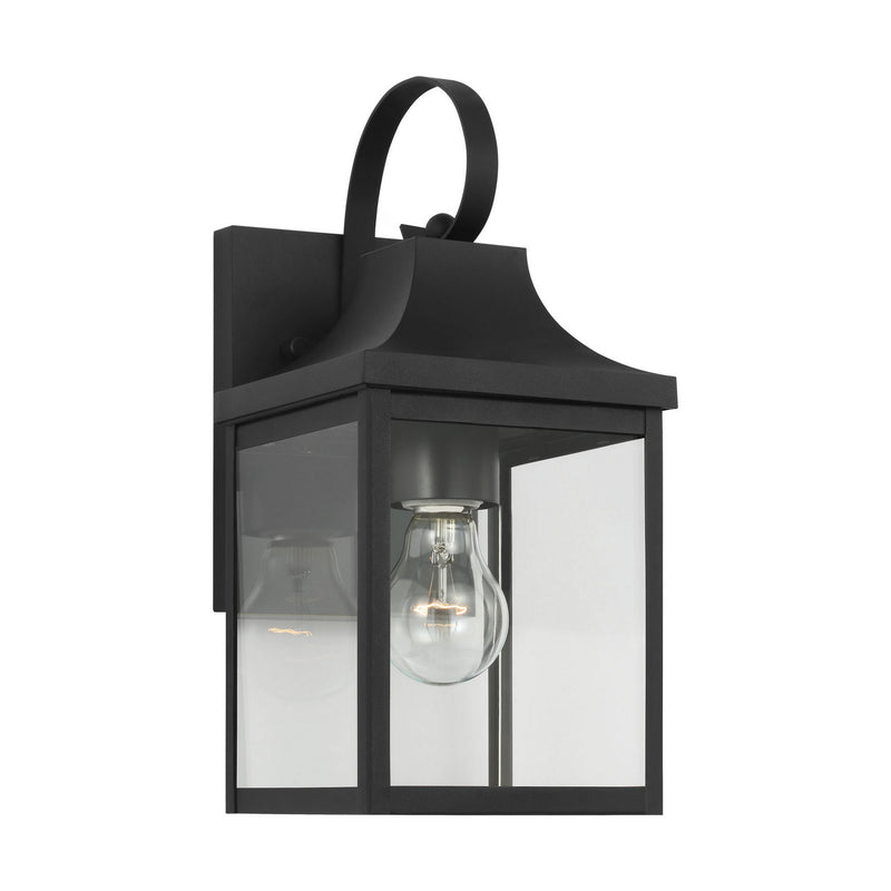 Generation Lighting GLO1011EN3/TXB One Light Lantern, Textured Black