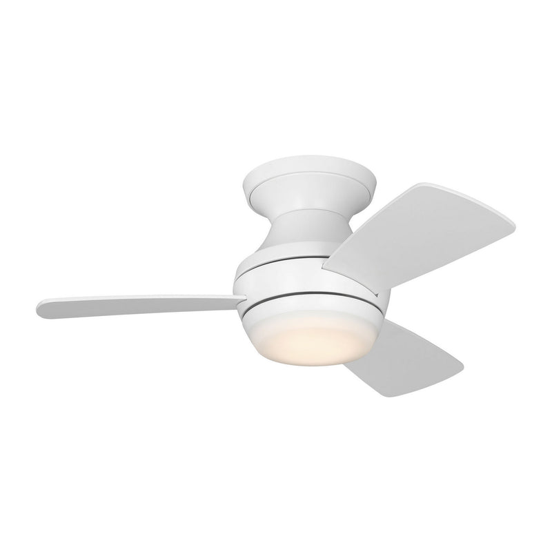 Visual Comfort Fan 3IKHR32RZWD 32" Ceiling Fan, Matte White
