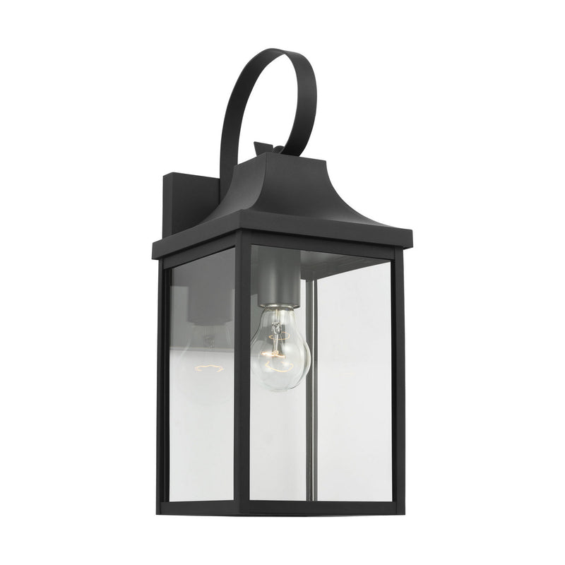 Generation Lighting GLO1021EN3/TXB One Light Lantern, Textured Black