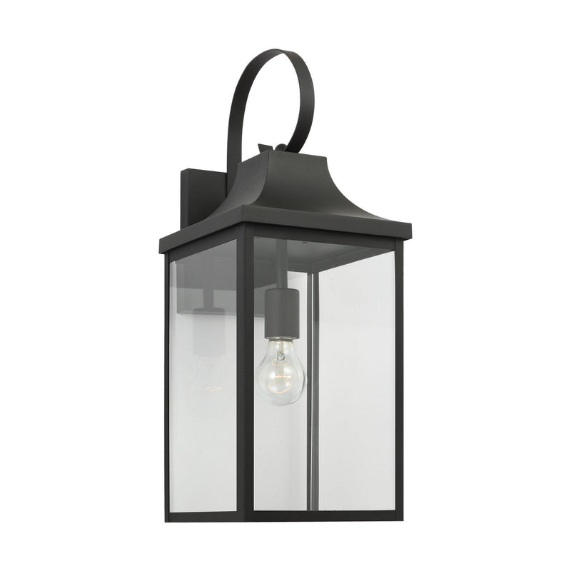 Generation Lighting GLO1031EN3/TXB One Light Lantern, Textured Black