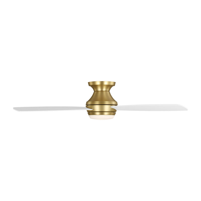 Visual Comfort Fan 3IKR52BBSD 52" Ceiling Fan, Burnished Brass