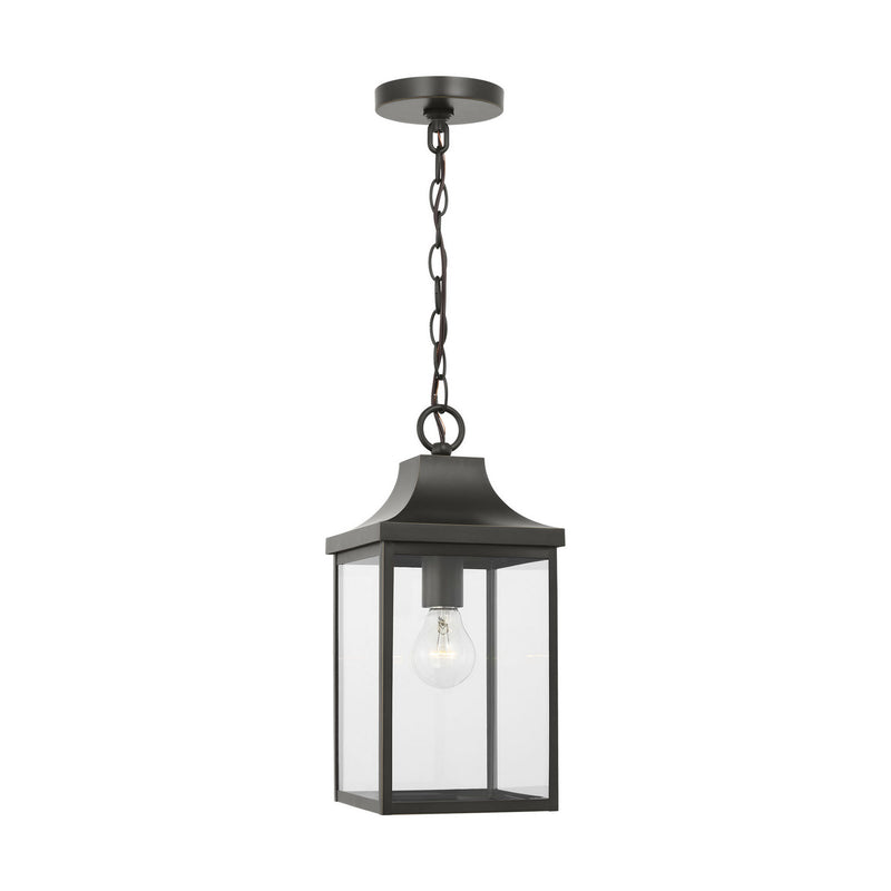 Generation Lighting GLO1041EN3/ANBZ One Light Pendant, Antique Bronze