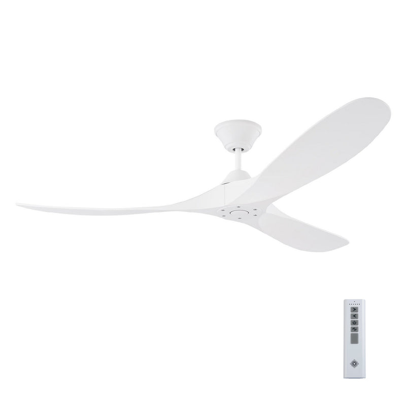 Visual Comfort Fan 3MGMR60RZW-V2 60" Ceiling Fan, Matte White