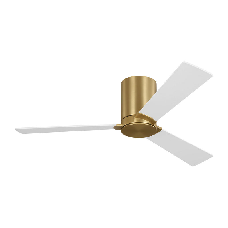 Visual Comfort Fan 3RZHR44BBS 44" Ceiling Fan, Burnished Brass