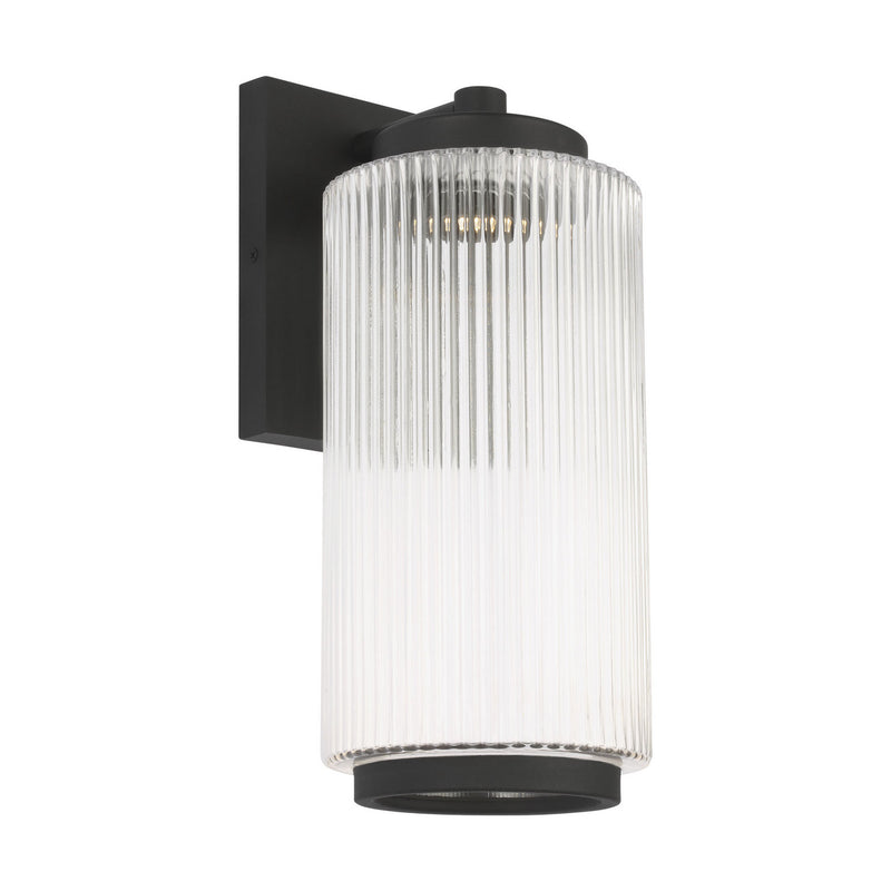 Generation Lighting GLO1071DL-TXB One Light Outdoor Wall Lantern, Textured Black