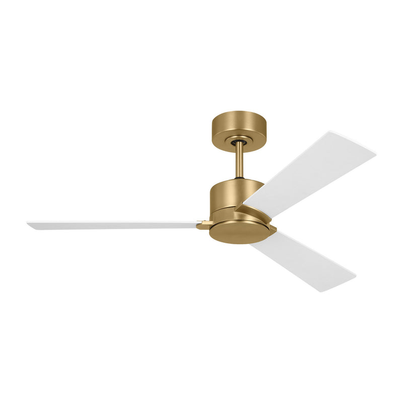 Visual Comfort Fan 3RZR44BBS 44" Ceiling Fan, Burnished Brass