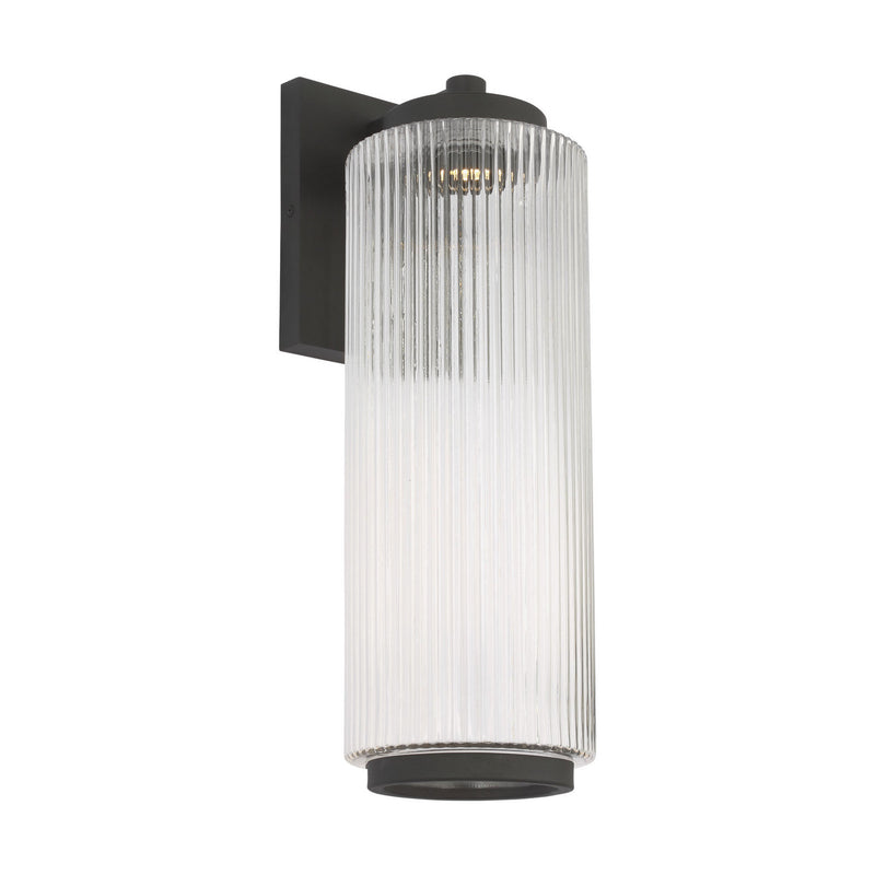 Generation Lighting GLO1081DL-TXB One Light Outdoor Wall Lantern, Textured Black
