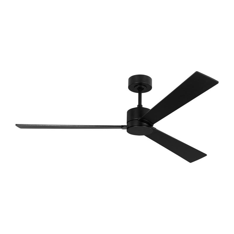 Visual Comfort Fan 3RZSM60MBK 60" Ceiling Fan, Midnight Black