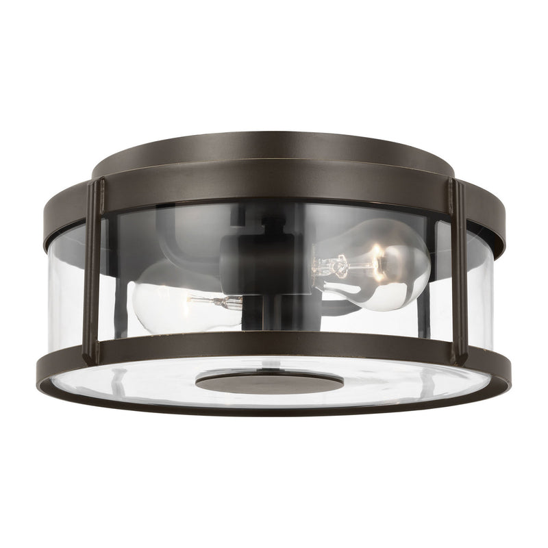 Generation Lighting GLO1132C-ANBZ Flush Mount, Antique Bronze