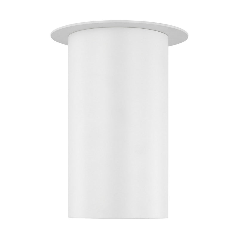 Visual Comfort Studio DJF1021MWT One Light Flush Mount, Matte White