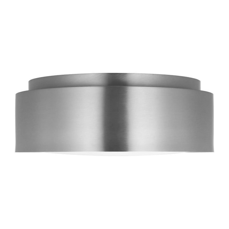 Visual Comfort Studio DJF1042BS Two Light Flush Mount, Brushed Nickel