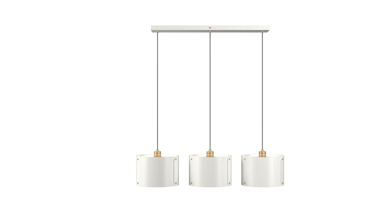 Accord Lighting 1542.47 Three Light Pendant, Organic White