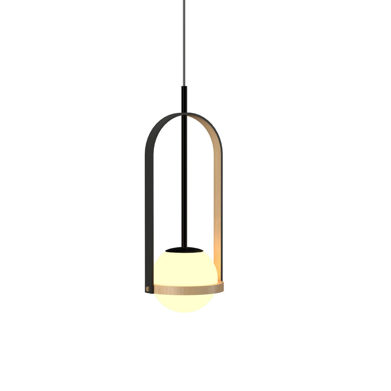 Accord Lighting 1544.34 One Light Pendant, Maple