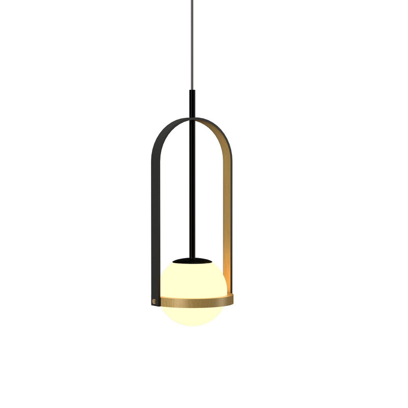 Accord Lighting 1544.49 One Light Pendant, Organic Gold