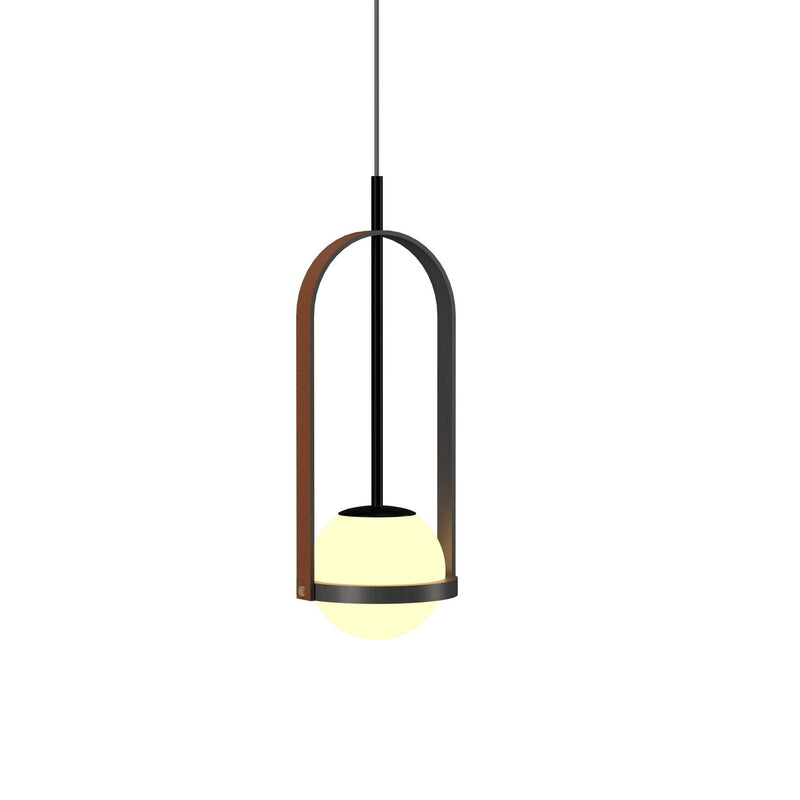 Accord Lighting 1544.50 One Light Pendant, Organic Grey