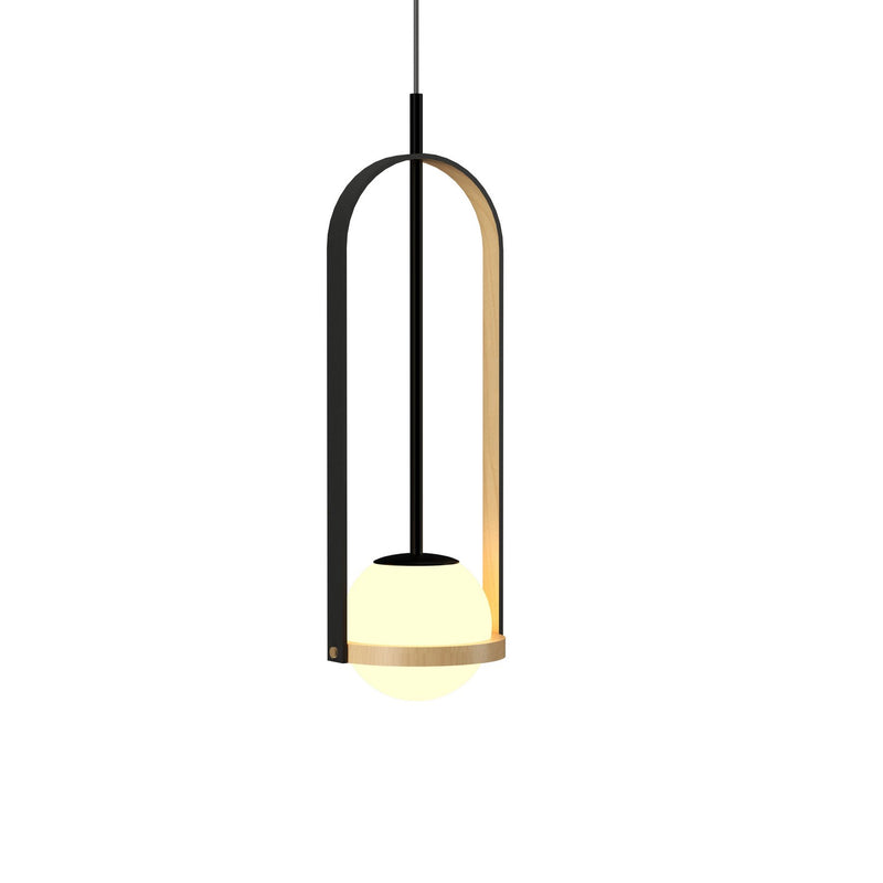 Accord Lighting 1545.34 One Light Pendant, Maple