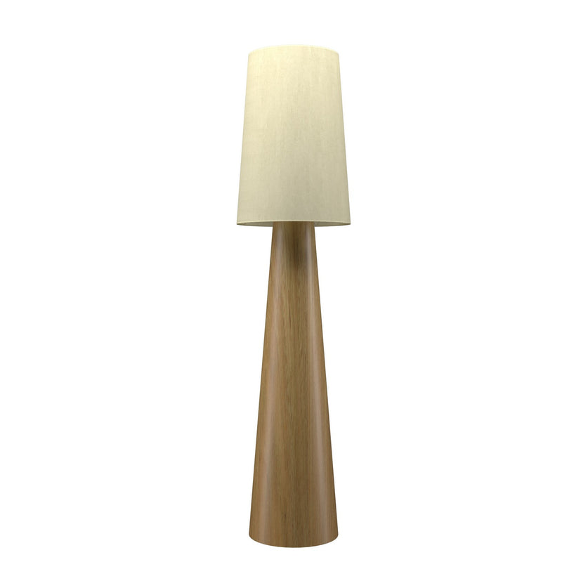 Accord Lighting 3062.09 One Light Floor Lamp, Louro Freijo
