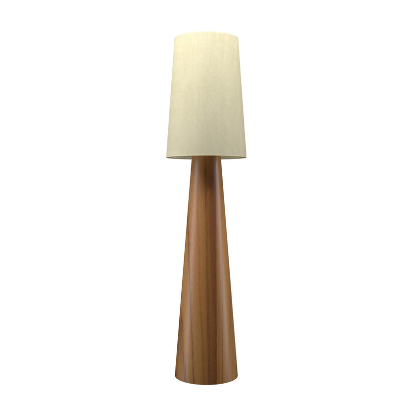 Accord Lighting 3062.12 One Light Floor Lamp, Teak
