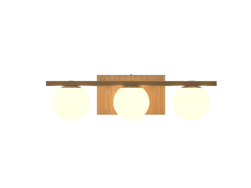 Accord Lighting 4207.45 Three Light Wall Lamp, Sand