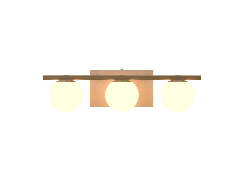 Accord Lighting 4207.48 Three Light Wall Lamp, Organic Cappuccino