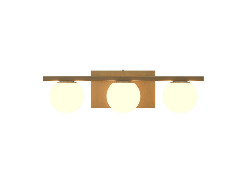 Accord Lighting 4207.49 Three Light Wall Lamp, Organic Gold