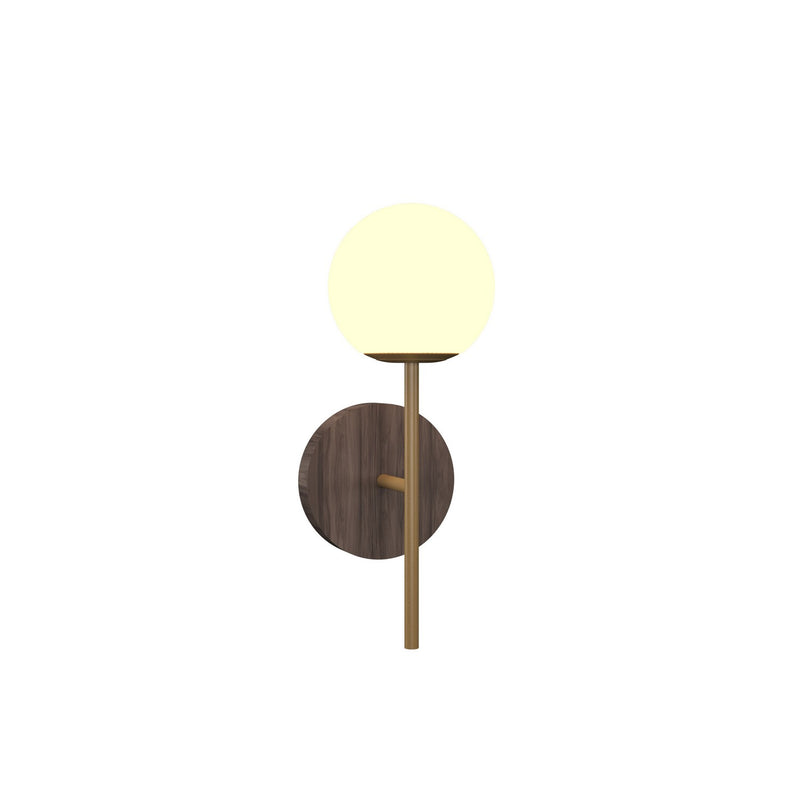 Accord Lighting 4208.18 One Light Wall Lamp, American Walnut