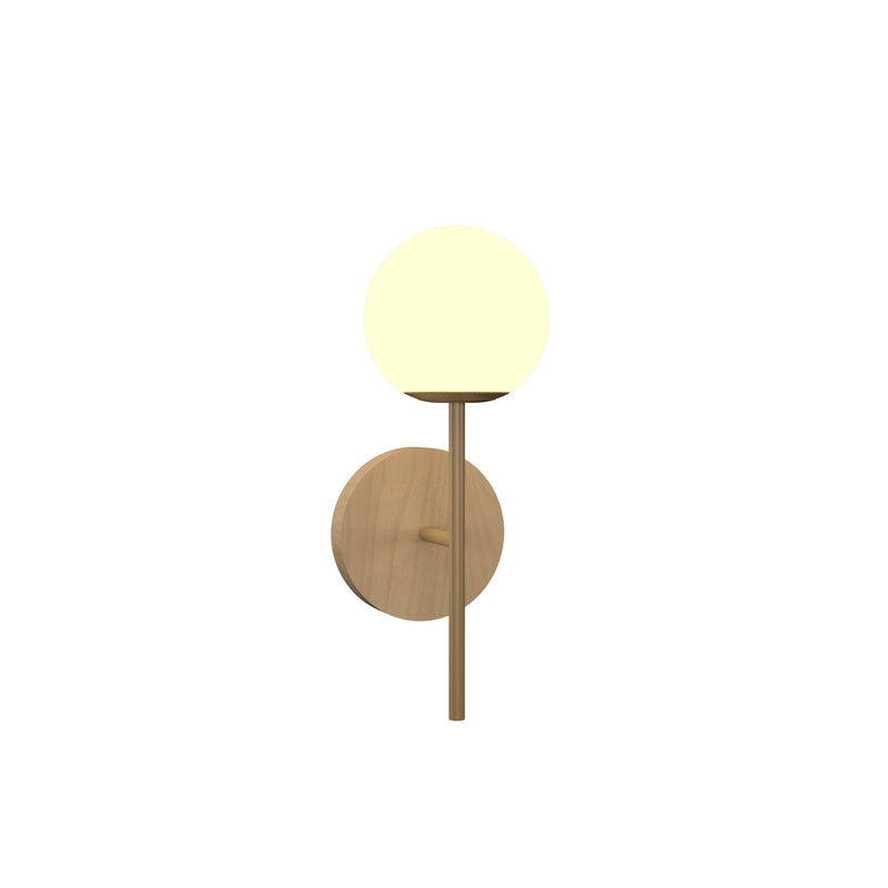 Accord Lighting 4208.34 One Light Wall Lamp, Maple