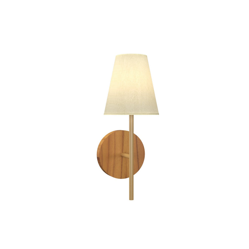 Accord Lighting 4209.12 One Light Wall Lamp, Teak