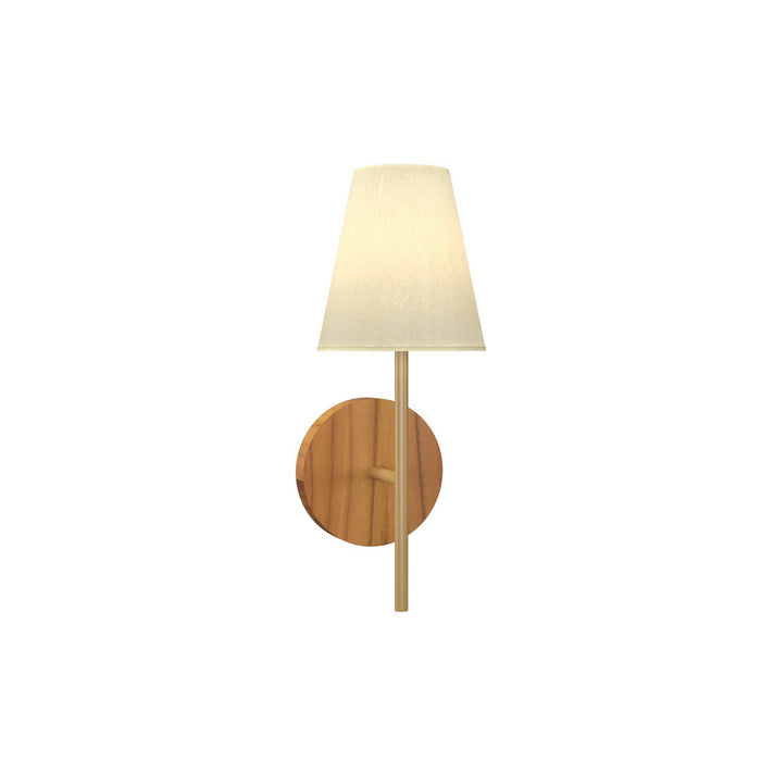 Accord Lighting 4209.12 One Light Wall Lamp, Teak