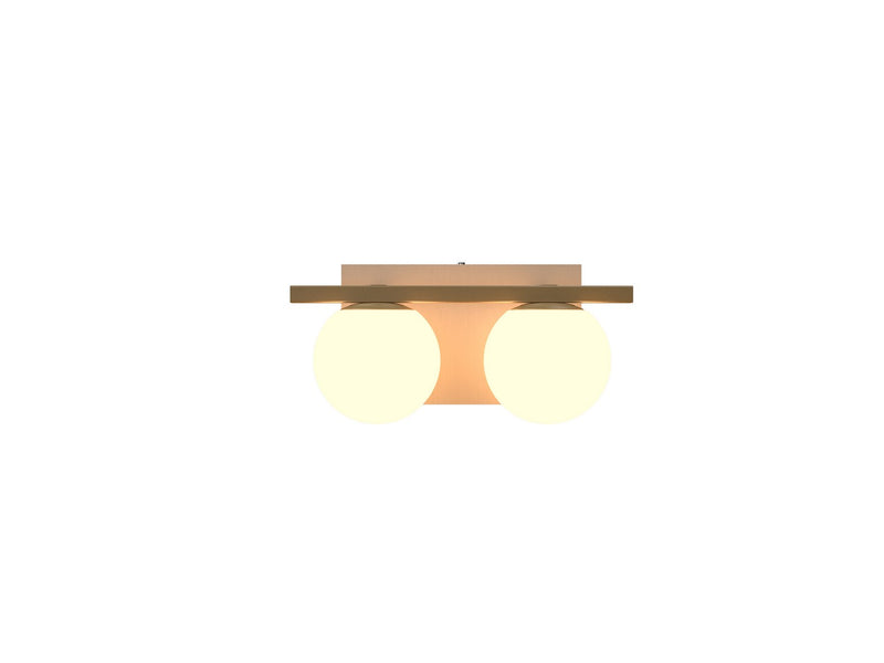 Accord Lighting 4210.48 Two Light Wall Lamp, Organic Cappuccino