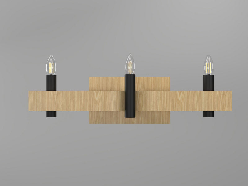 Accord Lighting 4212.45 Three Light Wall Lamp, Sand