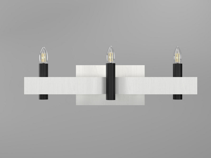 Accord Lighting 4212.47 Three Light Wall Lamp, Organic White