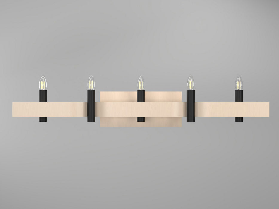 Accord Lighting 4214.48 Four Light Wall Lamp, Organic Cappuccino