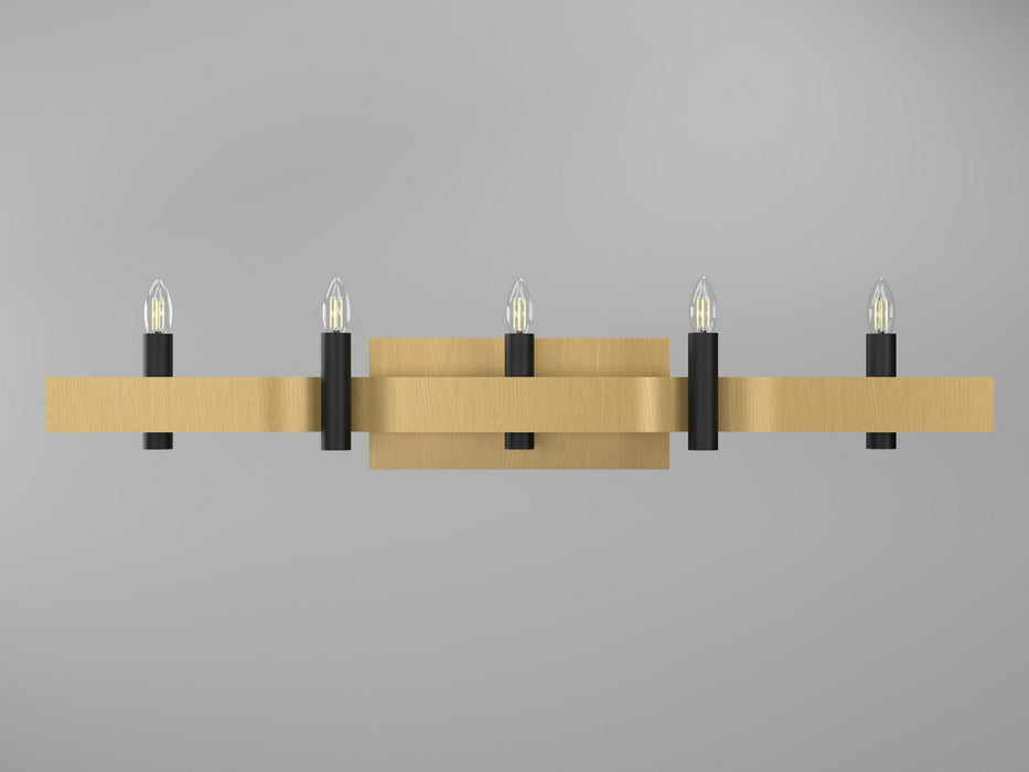 Accord Lighting 4214.49 Four Light Wall Lamp, Organic Gold