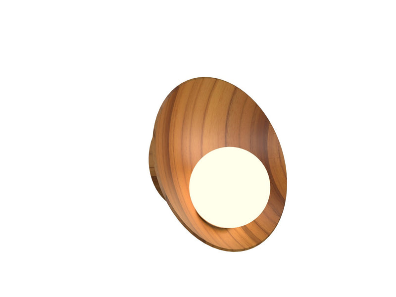 Accord Lighting 4218.12 One Light Wall Lamp, Teak