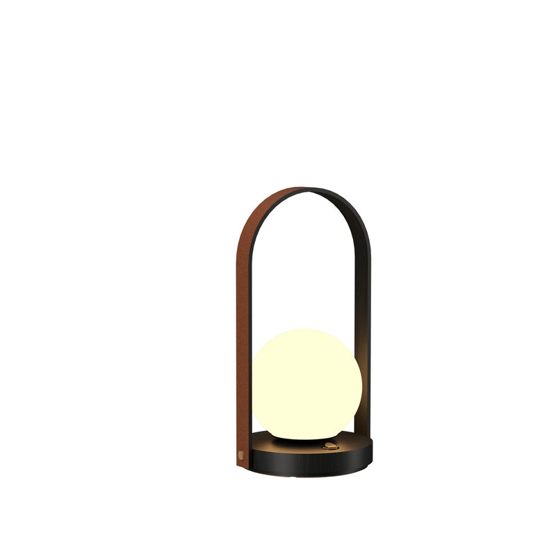 Accord Lighting 7104.44 One Light Table Lamp, Charcoal