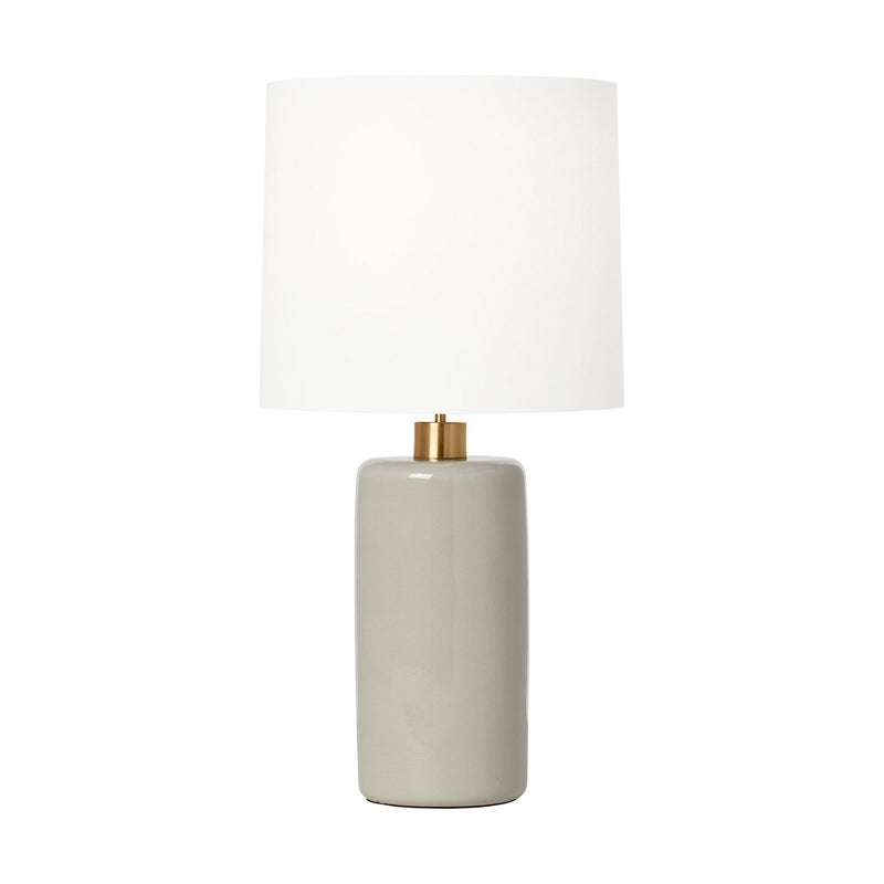 Visual Comfort Studio BT1101SHG1 One Light Table Lamp, Shellish Grey