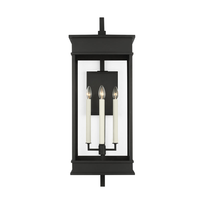 Visual Comfort Studio CO1434TXB Four Light Outdoor Wall Sconce, Textured Black