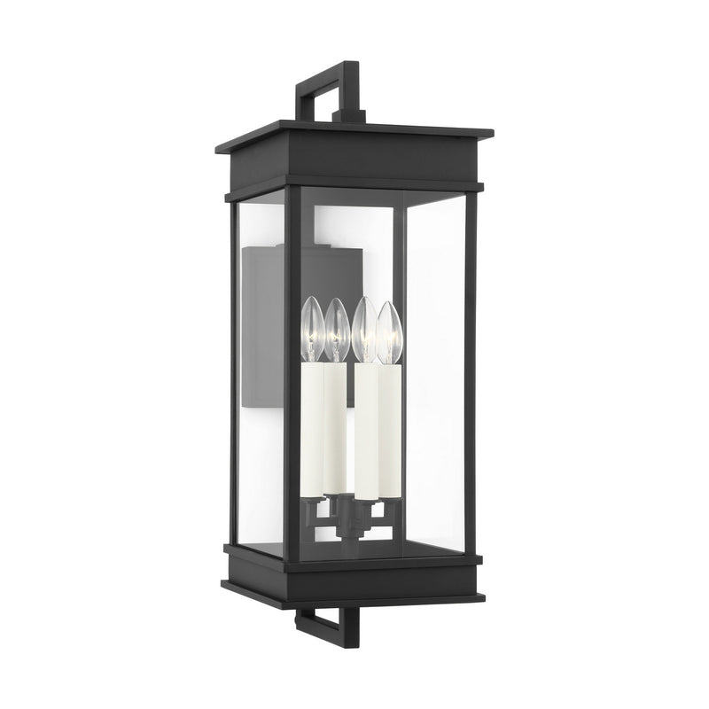 Visual Comfort Studio CO1444TXB Four Light Outdoor Wall Sconce, Textured Black
