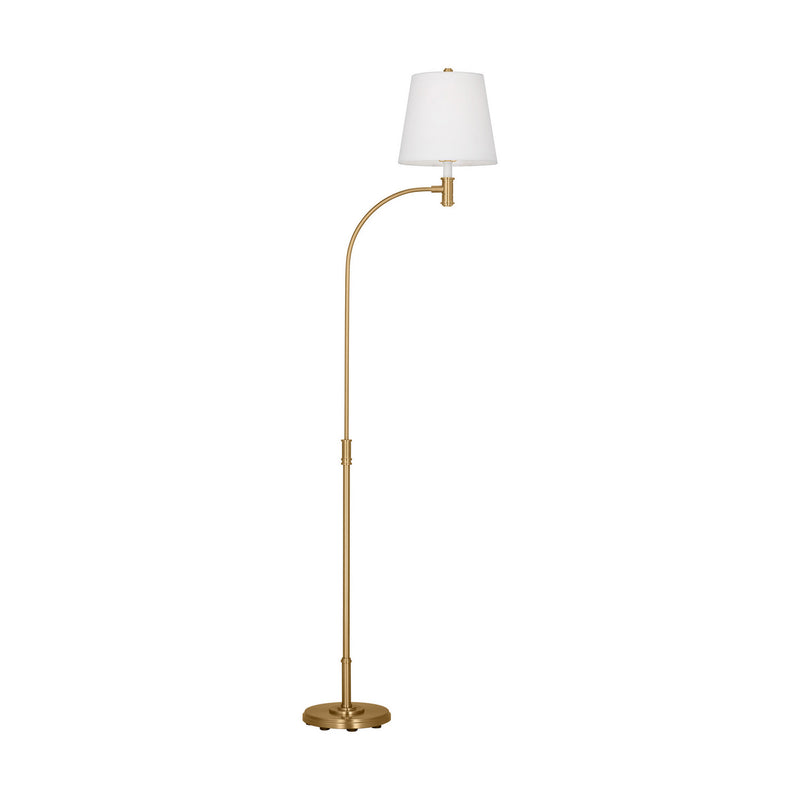 Visual Comfort Studio CT1241BBS1 One Light Floor Lamp, Burnished Brass