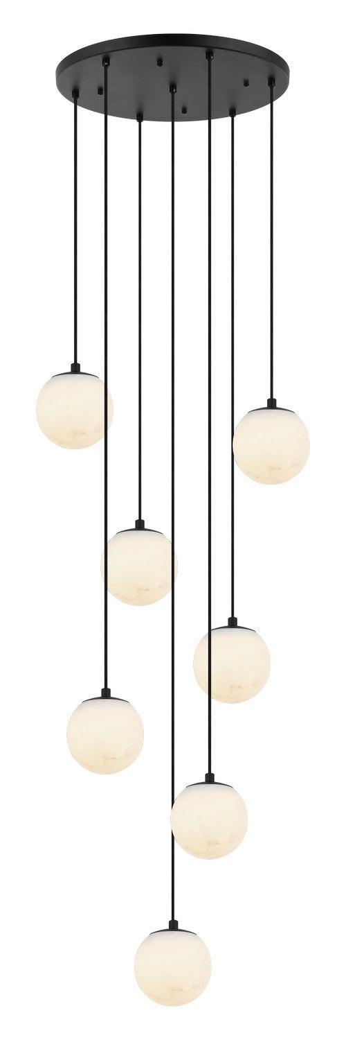 Matteo Lighting C41717MB LED Pendant, Matte Black