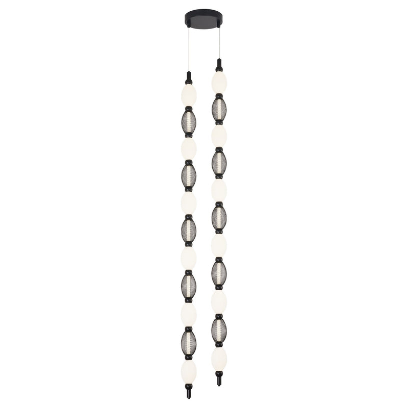Matteo Lighting C37102BK LED Pendant, Black