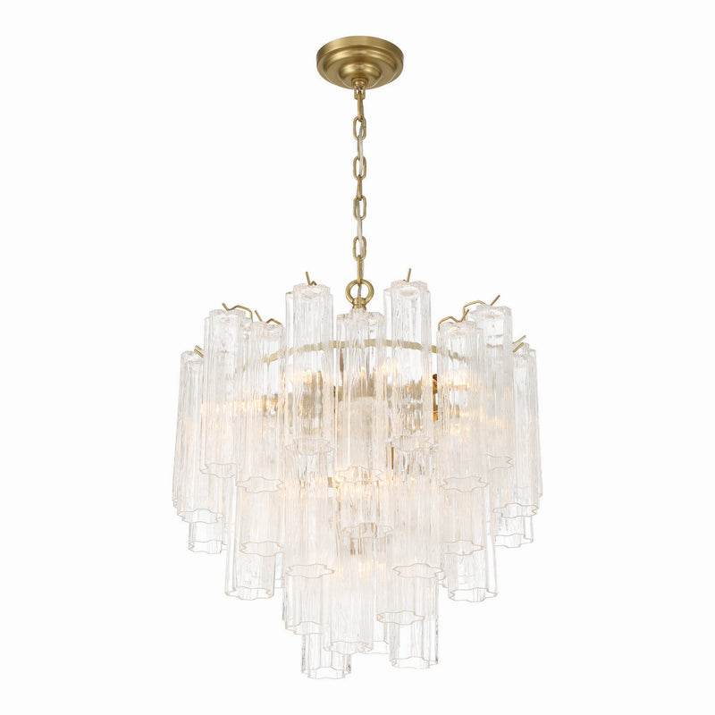 Artcraft AC12100BR 11 Light Chandelier, Brass