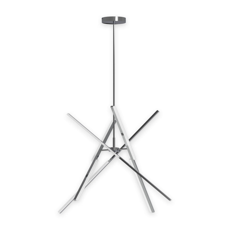 Artcraft AC7709CH LED Chandelier, Chrome