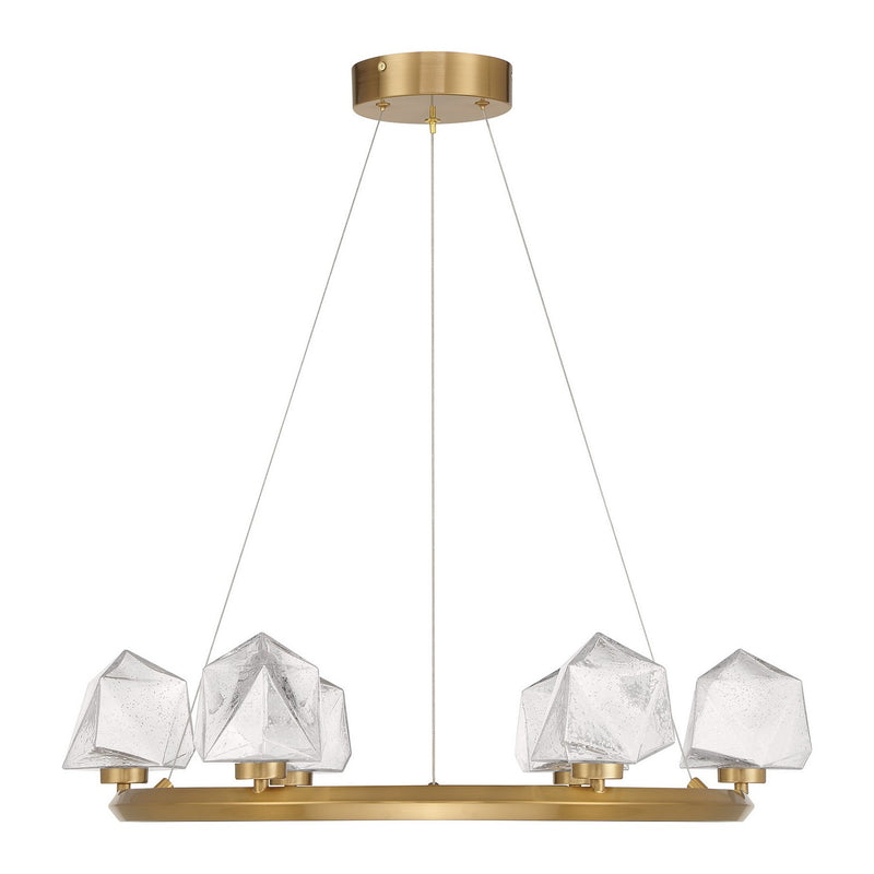Savoy House 1-1237-6-322 LED Chandelier, Warm Brass