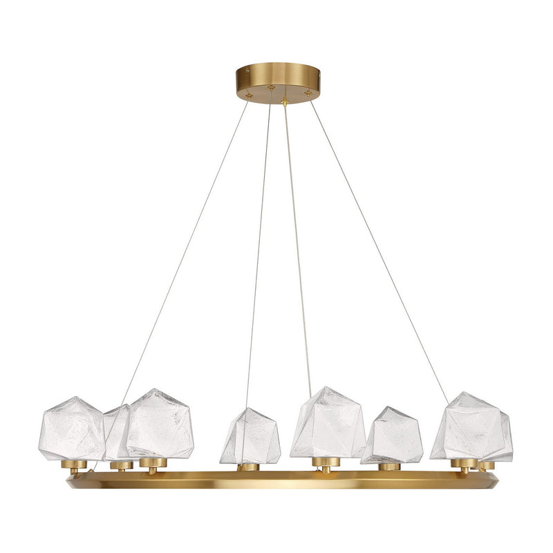 Savoy House 1-1238-8-322 LED Chandelier, Warm Brass