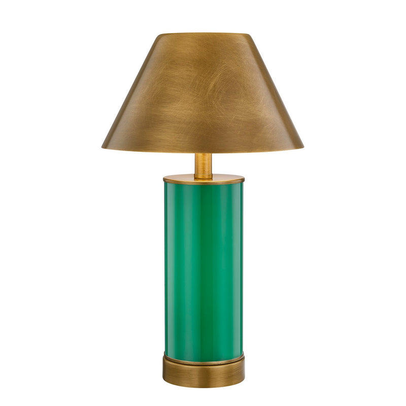 Savoy House 11-CD04RC-JG LED Table Lamp, Jolly Green